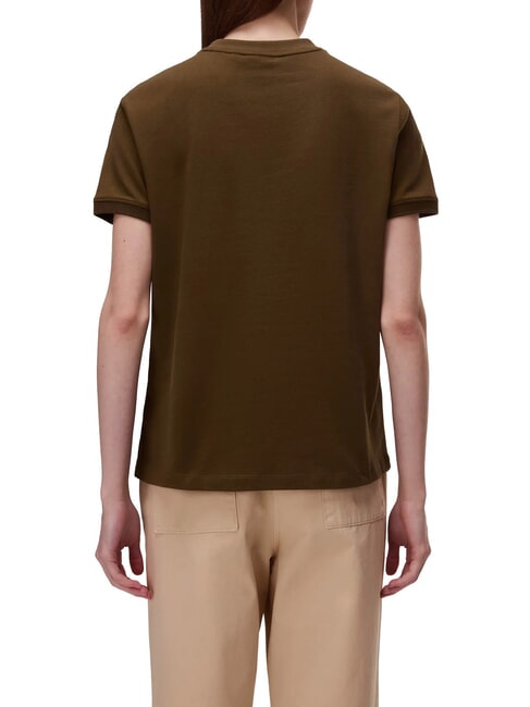 S-BARYTE SS Tricou din bumbac măsliniu &icirc;nchis - tricou