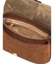 GIANNI CHIARINI HELENA ROUND Geantă de umăr din piele coniac - Genți femei - 5