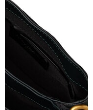 GIANNI CHIARINI HELENA ROUND Geantă de umăr cu curea de umăr, din piele verde catifea - Genți femei - 4