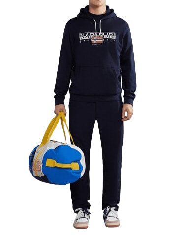 B-AYLMER Hanorac cu gluga blu marine - hanorace