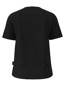 S-NINA Tricou de bumbac frumusețe neagră - tricou