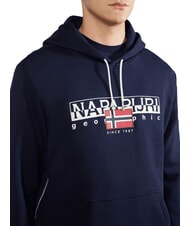 NAPAPIJRI B-AYLMER Hanorac cu gluga blu marine - hanorace - 4