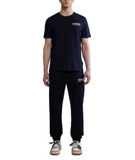 NAPAPIJRI S-KASBA Tricou cu m&acirc;necă scurtă, bumbac pur blu marine - tricou - 4