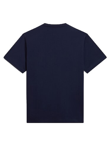 S-KASBA Tricou cu m&acirc;necă scurtă, bumbac pur blu marine - tricou