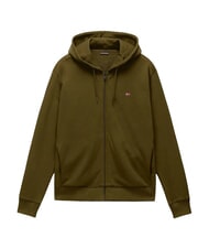 NAPAPIJRI BALIS Hanorac cu fermoar complet măsliniu &icirc;nchis - hanorace - 5