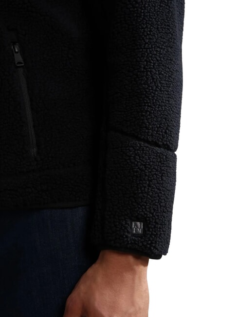 YUPIK FZ 3 Fleece cu fermoar și logo negru 041 - hanorace
