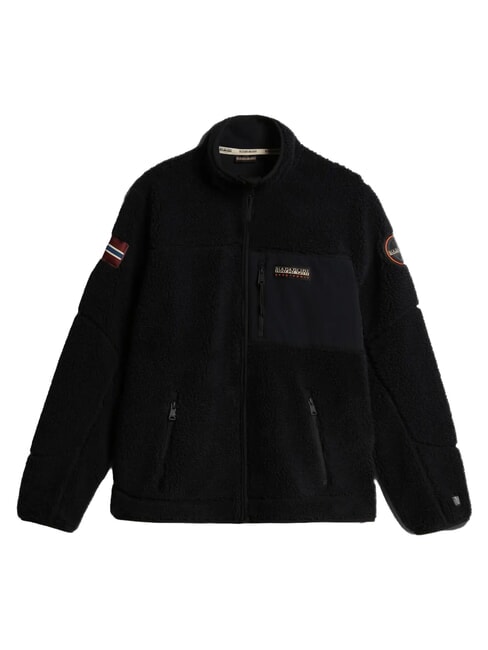 YUPIK FZ 3 Fleece cu fermoar și logo negru 041 - hanorace
