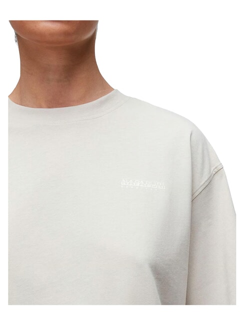 S-BISE SS Tricou cu m&acirc;necă scurtă bej argintiu - tricou