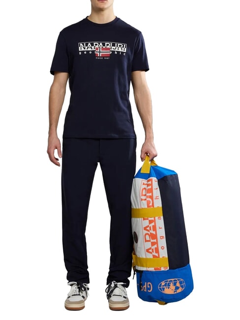 S-AYLMER Tricou din bumbac blu marine - tricou