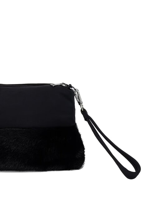 PADDED Geantă de m&acirc;nă cu manșetă BLACK - Genți femei
