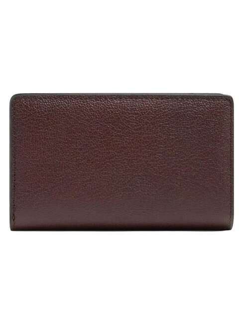 PATRICIA Portofel din piele BROWN - Portofele femei