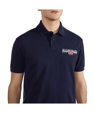 NAPAPIJRI E-AYLMER Tricou polo cu m&acirc;necă scurtă blu marine - maiou Polo - 4