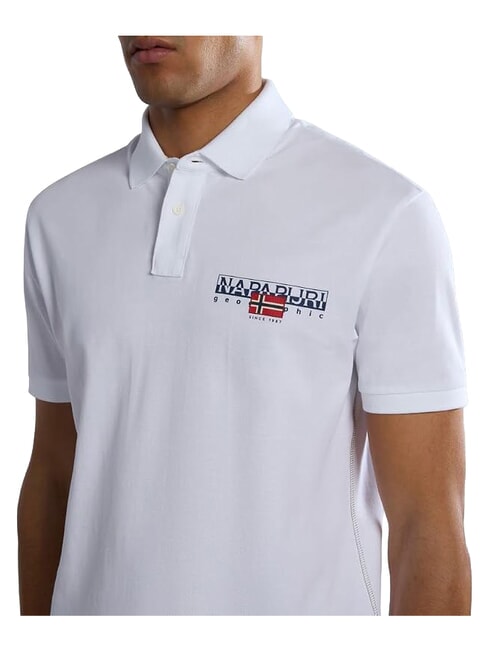 E-AYLMER Tricou polo cu m&acirc;necă scurtă BLACK - maiou Polo