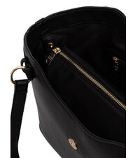 LOVE MOSCHINO OVAL FRIEZE Geantă de cumpărături cu clutch negru - Genți femei - 5