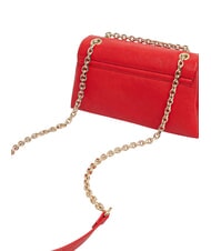 LOVE MOSCHINO GILDED Geantă de umăr, cu lanț RED - Genți femei - 3