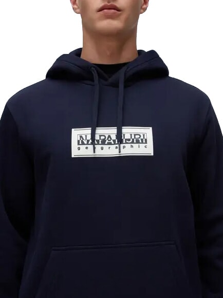 B-BOX LOGO H Hanorac cu gluga blu marine - hanorace