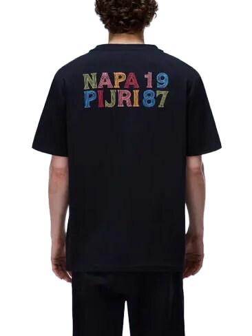 S-ELIOR SS Tricou cu m&acirc;necă scurtă frumusețe neagră - tricou