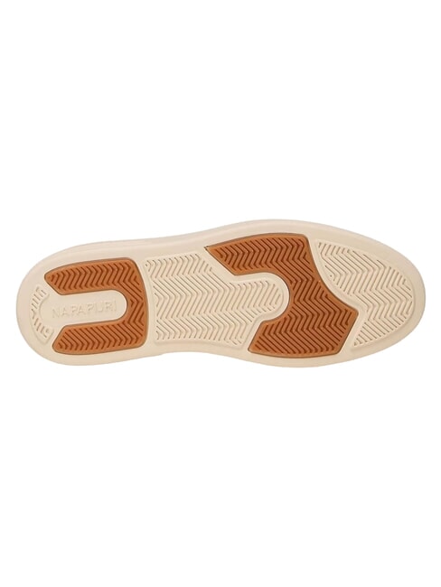 S5BARK12 Adidași din piele alb/bej - Pantofi bărbați