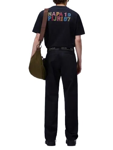 S-ELIOR SS Tricou cu m&acirc;necă scurtă frumusețe neagră - tricou