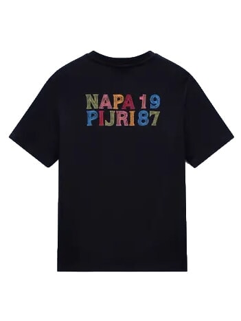 S-ELIOR SS Tricou cu m&acirc;necă scurtă frumusețe neagră - tricou