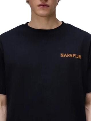 S-ELIOR SS Tricou cu m&acirc;necă scurtă frumusețe neagră - tricou