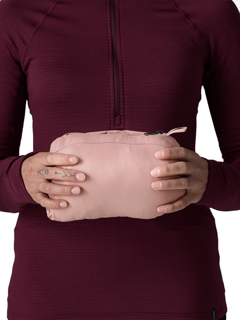 DOWN Pilotă umplută cu puf răsărit de lună taupe - Jachete de puf pentru femei