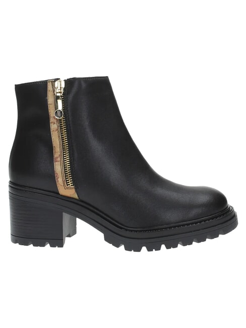 GEO Ghete, piele mixtă negru - Pantofi femei
