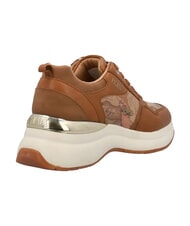 ALVIERO MARTINI PRIMA CLASSE GEO Adidași piele bej geometrică - Pantofi femei - 3