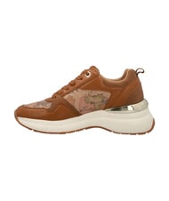 ALVIERO MARTINI PRIMA CLASSE GEO Adidași piele bej geometrică - Pantofi femei - 4