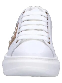 GEO Adidași din piele alb - Pantofi femei
