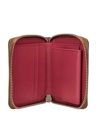 ALVIERO MARTINI PRIMA CLASSE HETRITAGE GEO Portofel compact cu fermoar hibiscus - Portofele femei - 3