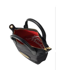 LOVE MOSCHINO CITY CORE Geantă mini cu curea de umăr negru - Genți femei - 4
