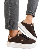 ALVIERO MARTINI PRIMA CLASSE GEO Adidași cu logo maro &icirc;nchis/bej geometric - Pantofi femei - 6