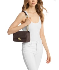 MICHAEL KORS SLOAN Geantă de umăr, piele ciocolată - Genți femei - 2