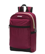 KWAY MID LAON Rucsac din nailon hidrofug roșu dk - Rucsacuri pentru școală și timp liber - 3