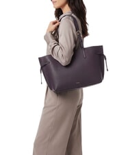 FURLA AVA Geantă de cumpărături medie din piele &icirc;nflorire de iarnă + bumbac g int. - Genți femei - 2