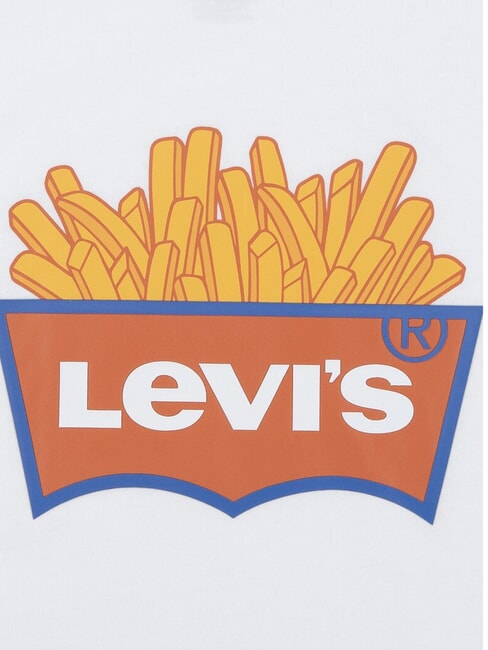 FRENCH FRY Tricou cu m&acirc;necă scurtă alb de alb - Tricou copil