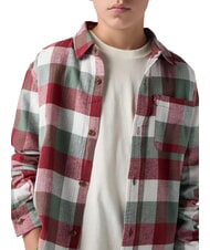 LEVI'S BUFFALO Cămașă de flanel cu m&acirc;necă lungă pară roșie - cămăși pentru copii - 3