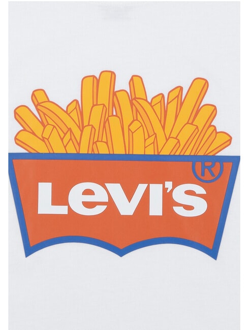FRENCH FRY Tricou cu m&acirc;necă scurtă alb de alb - Tricou copil