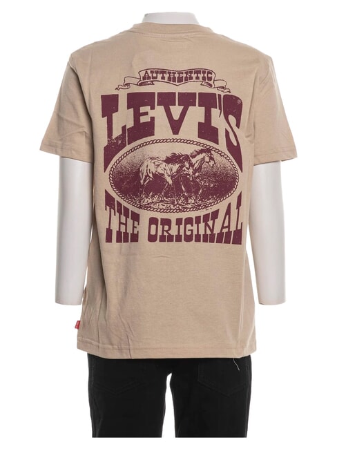 GALLOPING FREE Tricou cu m&acirc;necă scurtă piper alb - Tricou copil