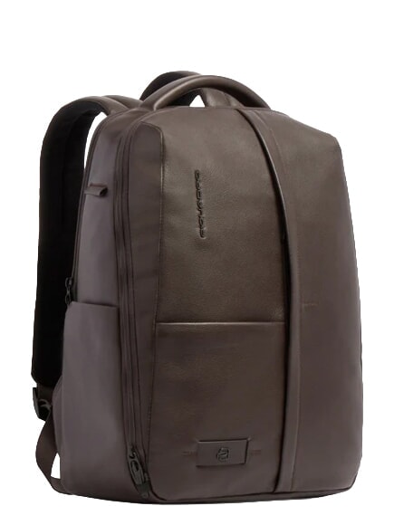 RUSSEL Rucsac din piele pentru laptop de 15,6" MORO - Rucsacuri pentru laptop