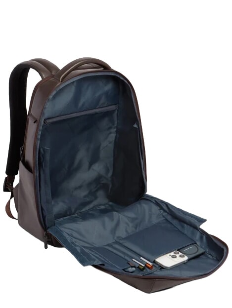 RUSSEL Rucsac din piele pentru laptop de 15,6" MORO - Rucsacuri pentru laptop
