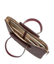 PIQUADRO CIRCLE Geanta laptop din piele de 14". vișiniu/roz - Serviete birou - 4
