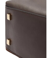 PIQUADRO CIRCLE  Rucsac CIRCLE pentru pc 14 "PC / iPad Air - iPad Pro 9.7 / iPad 11" piele &icirc;ntoarsă de nuc &icirc;nchis - Rucsacuri pentru laptop - 5