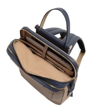 PIQUADRO CIRCLE Rucsac pentru laptop de 15,6" gri porumbel/albastru - Genți femei - 4