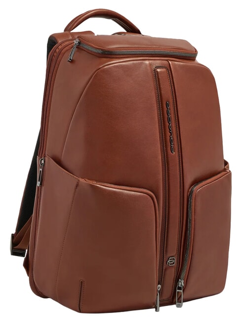 W143 Rucsac pentru laptop de 15,6" PIELE - Rucsacuri pentru școală și timp liber