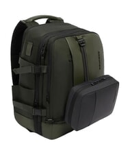 PIQUADRO W145 Rucsac de călătorie cu suport pentru laptop de 15,6" VERDE - Rucsacuri pentru școală și timp liber - 3