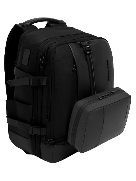 W145 Rucsac de călătorie cu suport pentru laptop de 15,6" negru - Rucsacuri pentru școală și timp liber