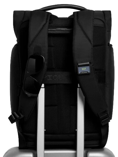 W145 Rucsac roll-top pentru laptop de 15,6" negru - Rucsacuri pentru școală și timp liber