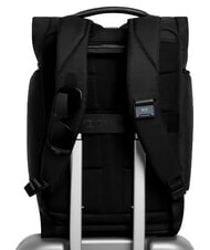 PIQUADRO W145 Rucsac roll-top pentru laptop de 15,6" negru - Rucsacuri pentru școală și timp liber - 3